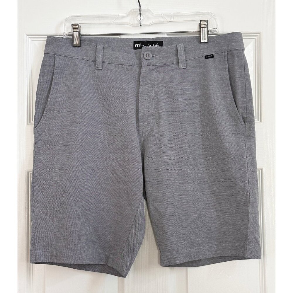 Men's Travis Mathew Shorts - Heather Gray - Size 34